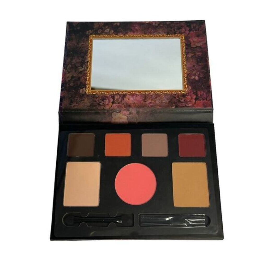 OKALAN MAKEUP SET Eyeshadow Compact Powder Blush with Mirror Unused - Picture 5 of 9